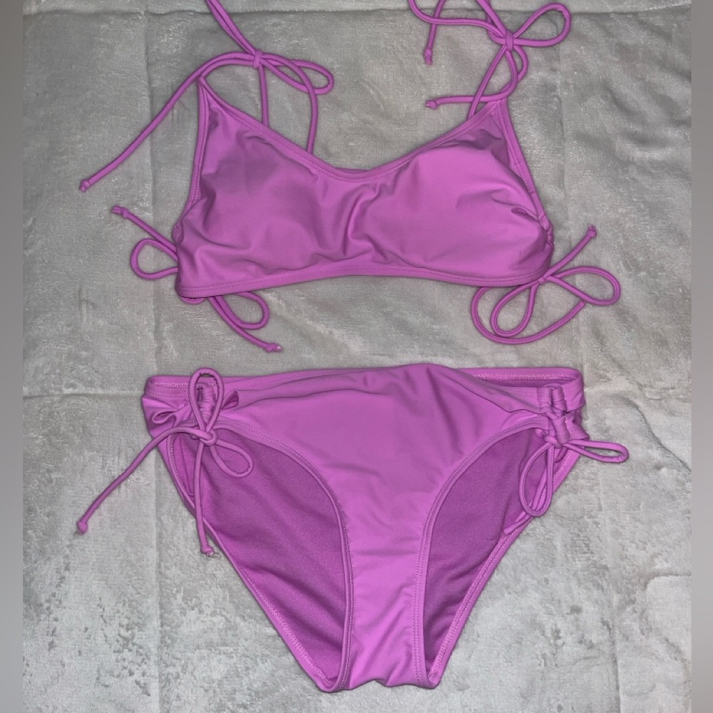 Purple String Bikini